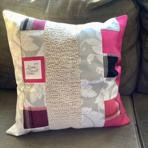 ‘Pillow Talk’ custom decorative pillow
